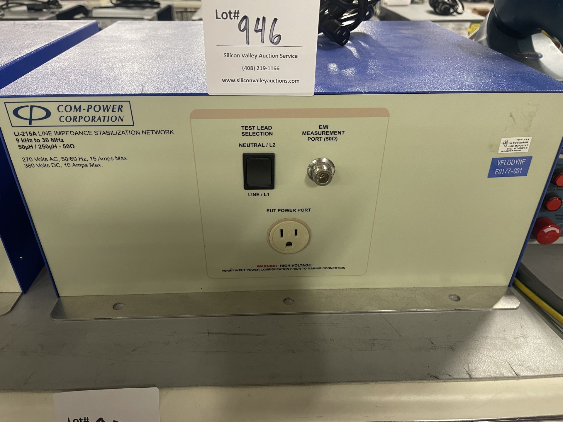Com-Power Corp LI-215A Line Impedance Stabilization Network
