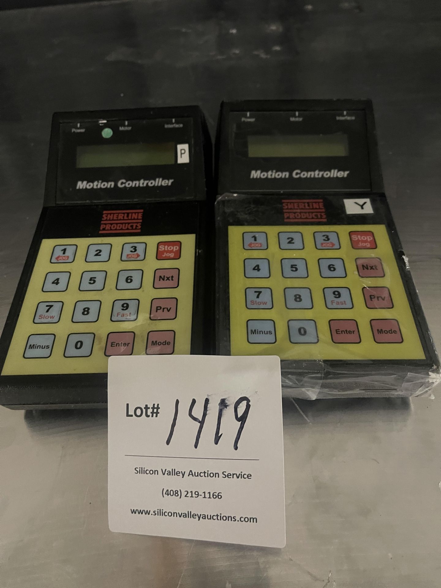 Two Sherline Products Motion Controllers
