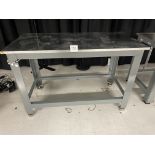 Metal Work Bench 60" wide x 30" deep x 40" high