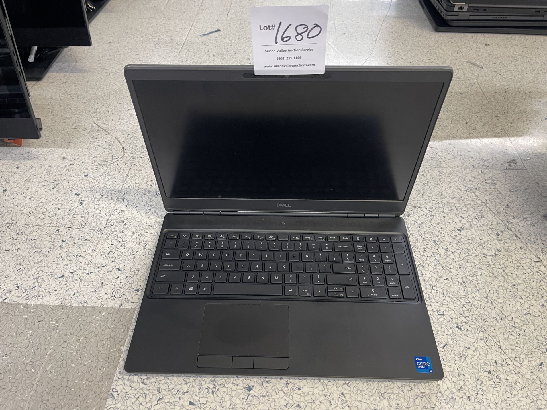 Dell Laptop Precision 7560 - hard drive removed