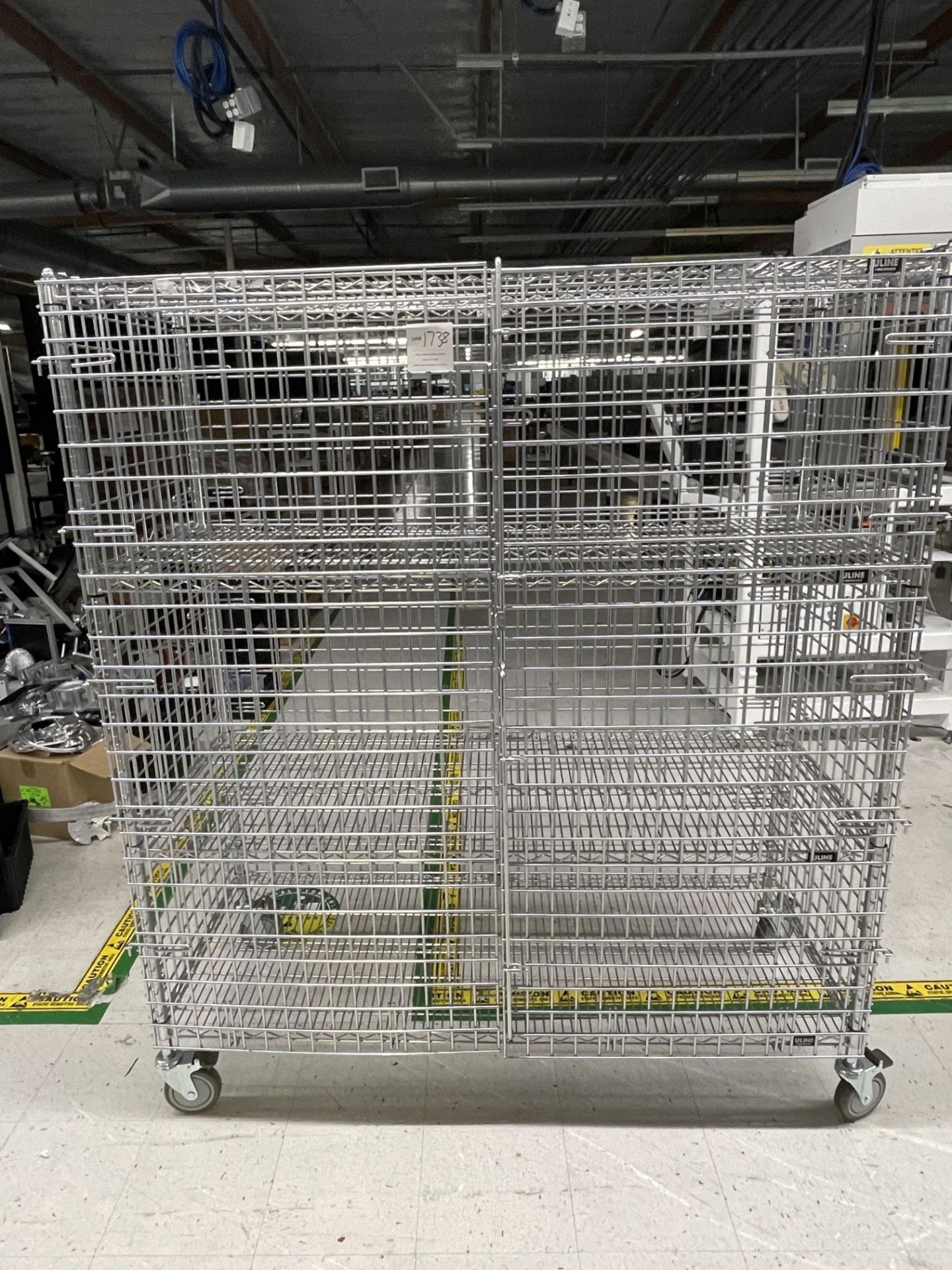 Wire Security Cage 59" wide x 25" deep x 68" high