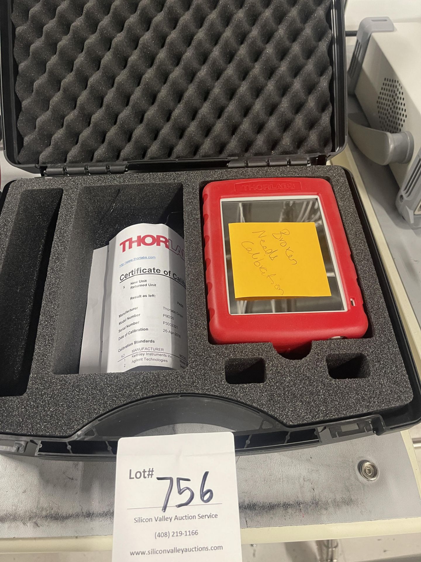 PM200 High Power Optical Power Meter in plastic case - condition unknown