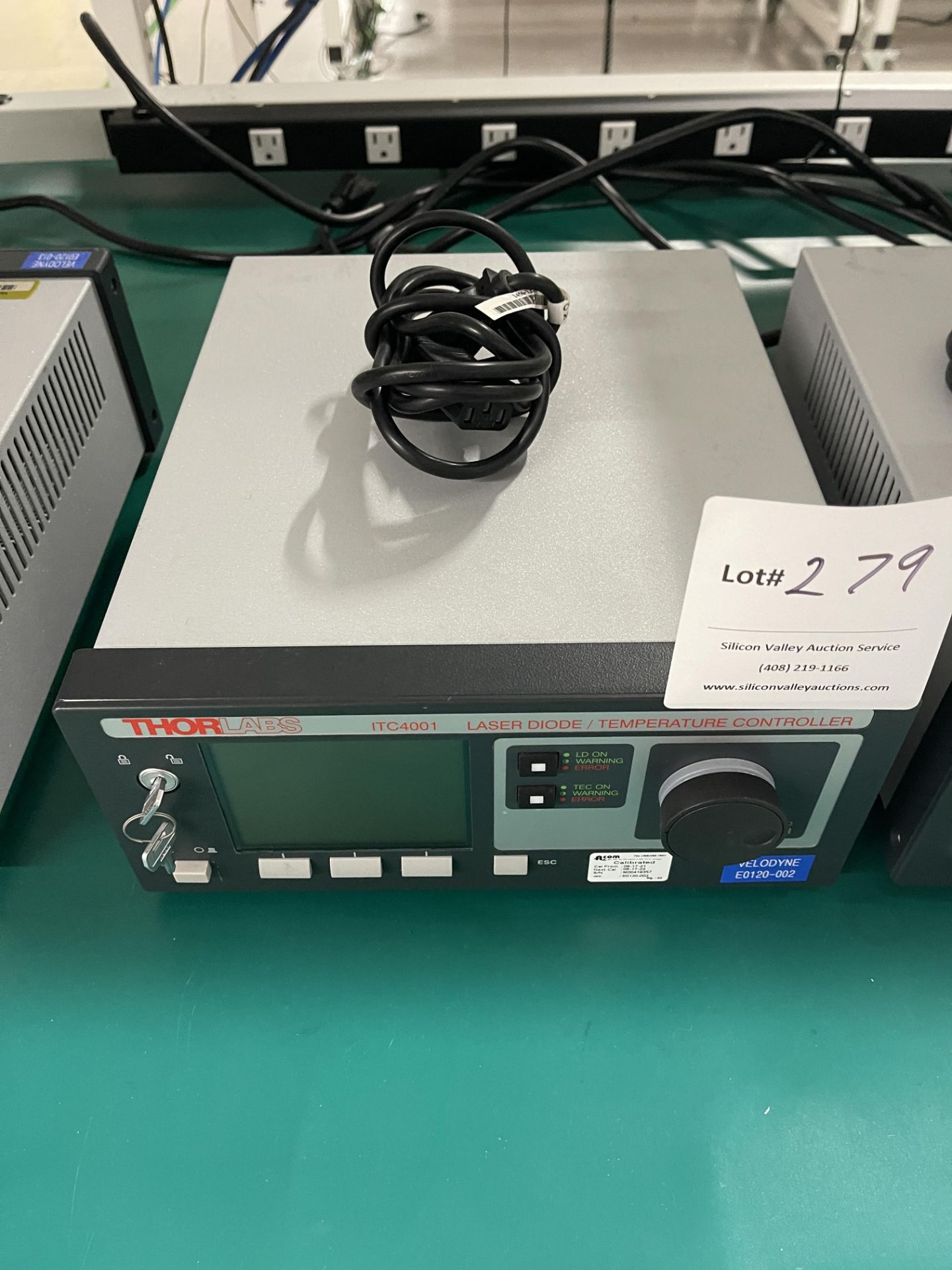 ThorLabs ITC4001 Laser Diode/Temperature Controller