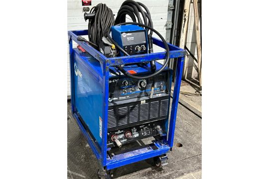 Miller Dimension 652 Mig Welder 650 Amp Mig Tig Stick Multi-Process Power Source with 60S 4-wheel - Image 1 of 2