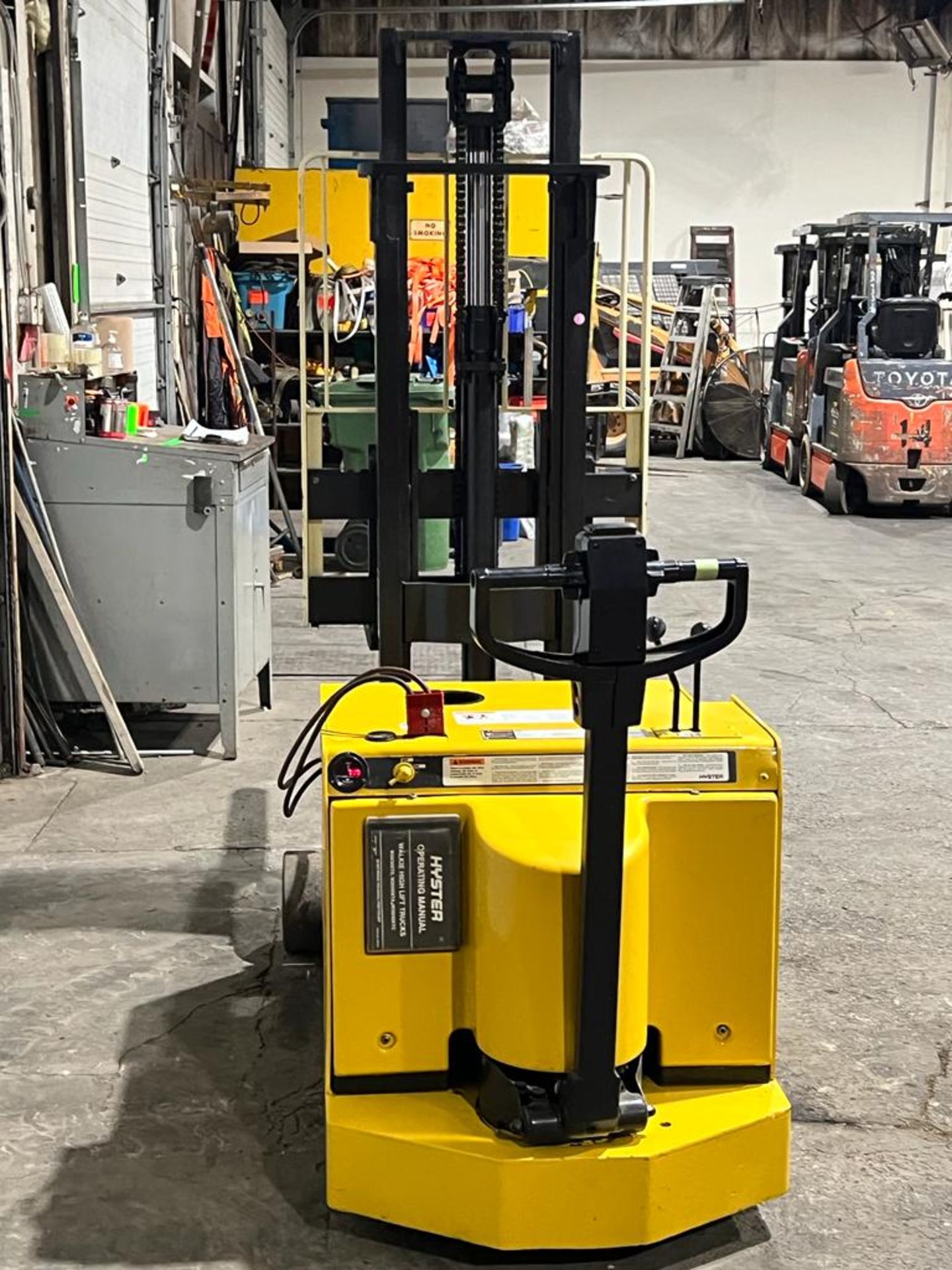 Yale / Hyster Pallet Stacker Walk Behind 4,000lbs capacity electric Powered Pallet Cart 24V with - Image 3 of 3