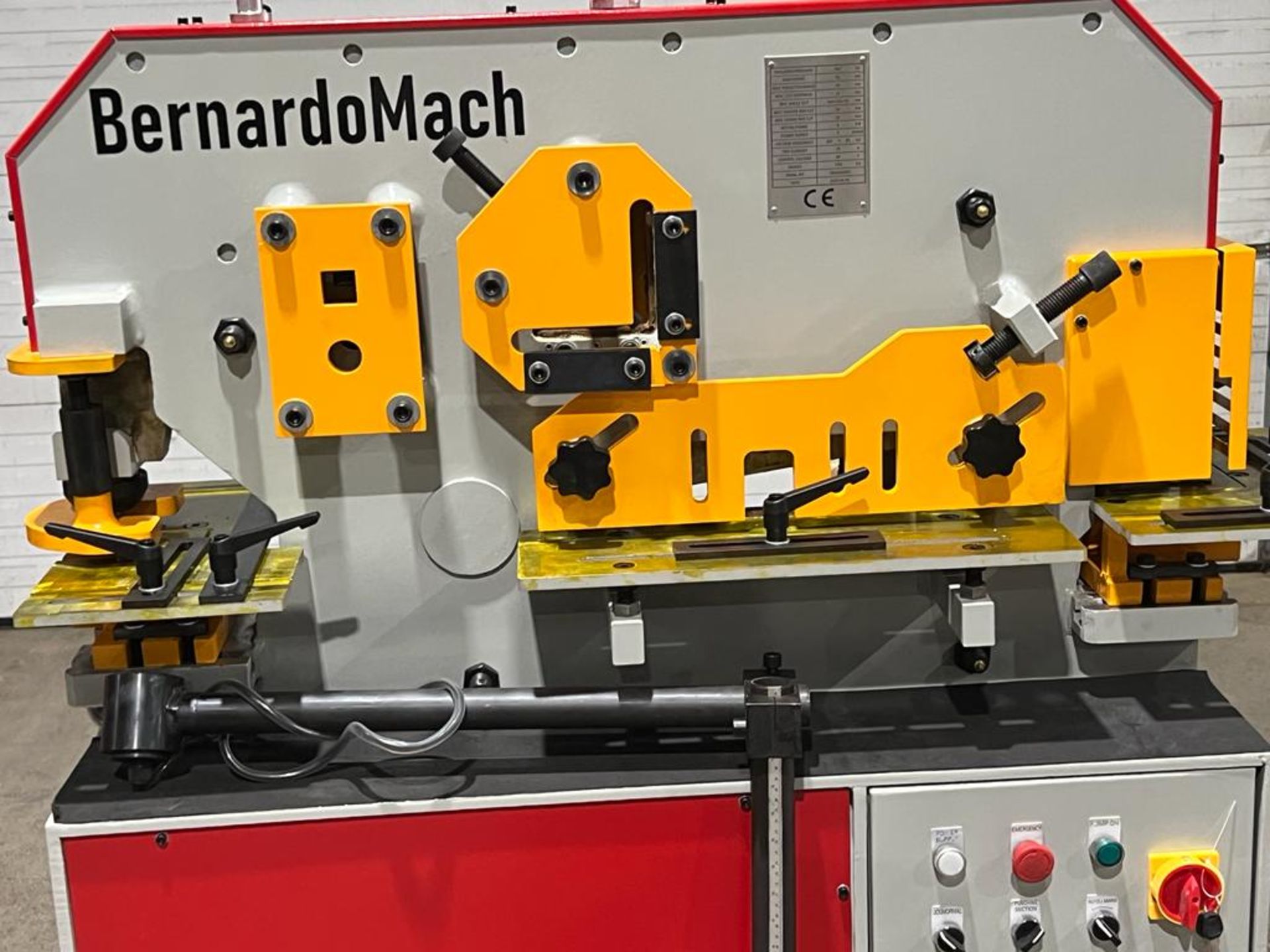 Bernardo Macchina 55 Ton Capacity Hydraulic Ironworker - complete with dies and punches - Dual - Image 5 of 6