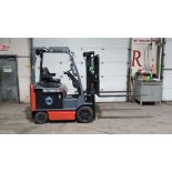 ***2017 TOYOTA 5,000lbs Capacity Electric Forklift 36V with sideshift and 60" forks - FREE CUSTOMS