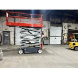 Skyjack III model 4626 Electric Motorized Scissor Lift with pendant controller with extendable