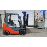 2010 TOYOTA 6,000lbs Capacity LPG (Propane) Forklift with sideshift LOW HOURS