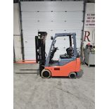 2016 TOYOTA 3,000lbs Capacity LPG (Propane) Forklift with sideshift and 3-STAGE MAST & Non marking