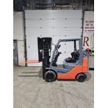 2018 TOYOTA 5,000lbs Capacity LPG (Propane) Forklift 4-STAGE with sideshift