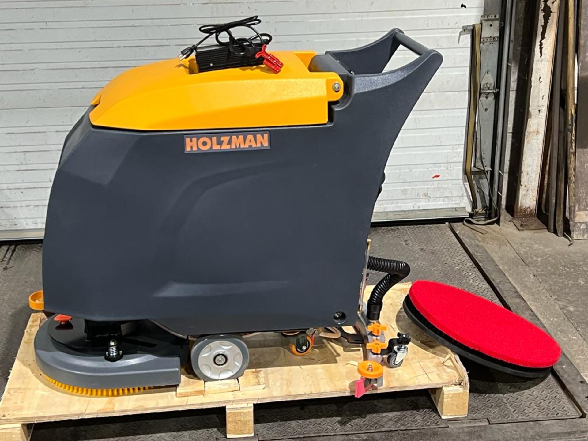 Holzman MINT Walk Behind Floor Sweeper Scrubber Unit model M50 - BRAND NEW with extra pads,
