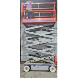 SkyJack Model 4832 Electric Motorized Scissor Lift with 24V Battery with 700lbs capacity & 32FT 9.7M
