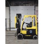 2018 Hyster 5000lbs Capacity Forklift Electric with 48v Battery & 4-STAGE MAST with Sideshift with 4