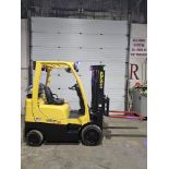 2016 Hyster 5,000lbs Capacity LPG (Propane) forklift indoor 3-STAGE MAST with sideshift (no