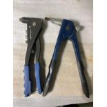 Lot of 2 (2 units) Benchmark Hand Rivetting Units