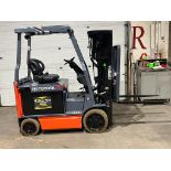 2018 Toyota 5,000lbs Capacity Forklift 4-STAGE MAST with sideshift with LOW HOURS Electric 48V