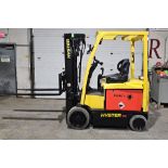 2012 HYSTER 5,000lbs Capacity Forklift Electric with sideshift & Brand New 48V Battery & 4-STAGE
