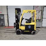 2018 Hyster 5,000lbs Capacity Forklift Electric 4-STAGE MAST with 48v Battery with sideshift Valid