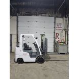 2015 Nissan 5000lbs Capacity LPG (Propane) Forklift 3-STAGE MAST with sideshift (no propane tank