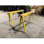 Lot of 2 (2 units) Adjustable Height Saw horse Units *** FROM 5-STAR RIGGING