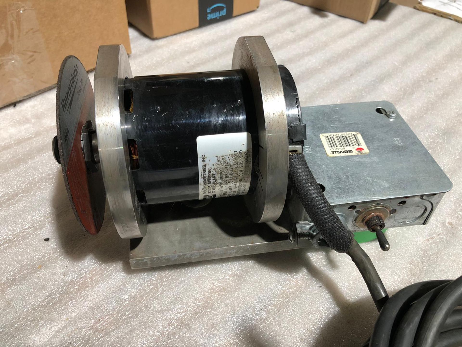 Fasco Cutting Disc Unit with 3200RPM single phase motor