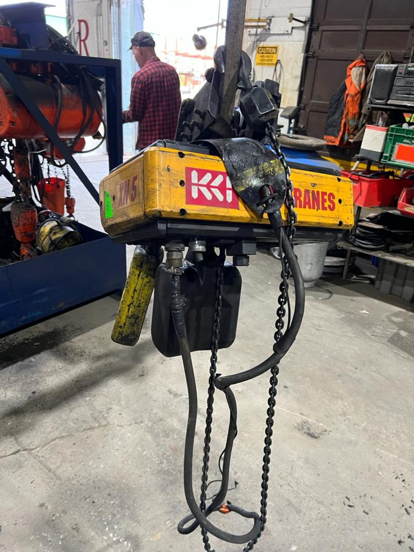 Konecrane XN5 - 500lbs Electric Hoist Crane Unit with 25 foot / 8m Long Chain