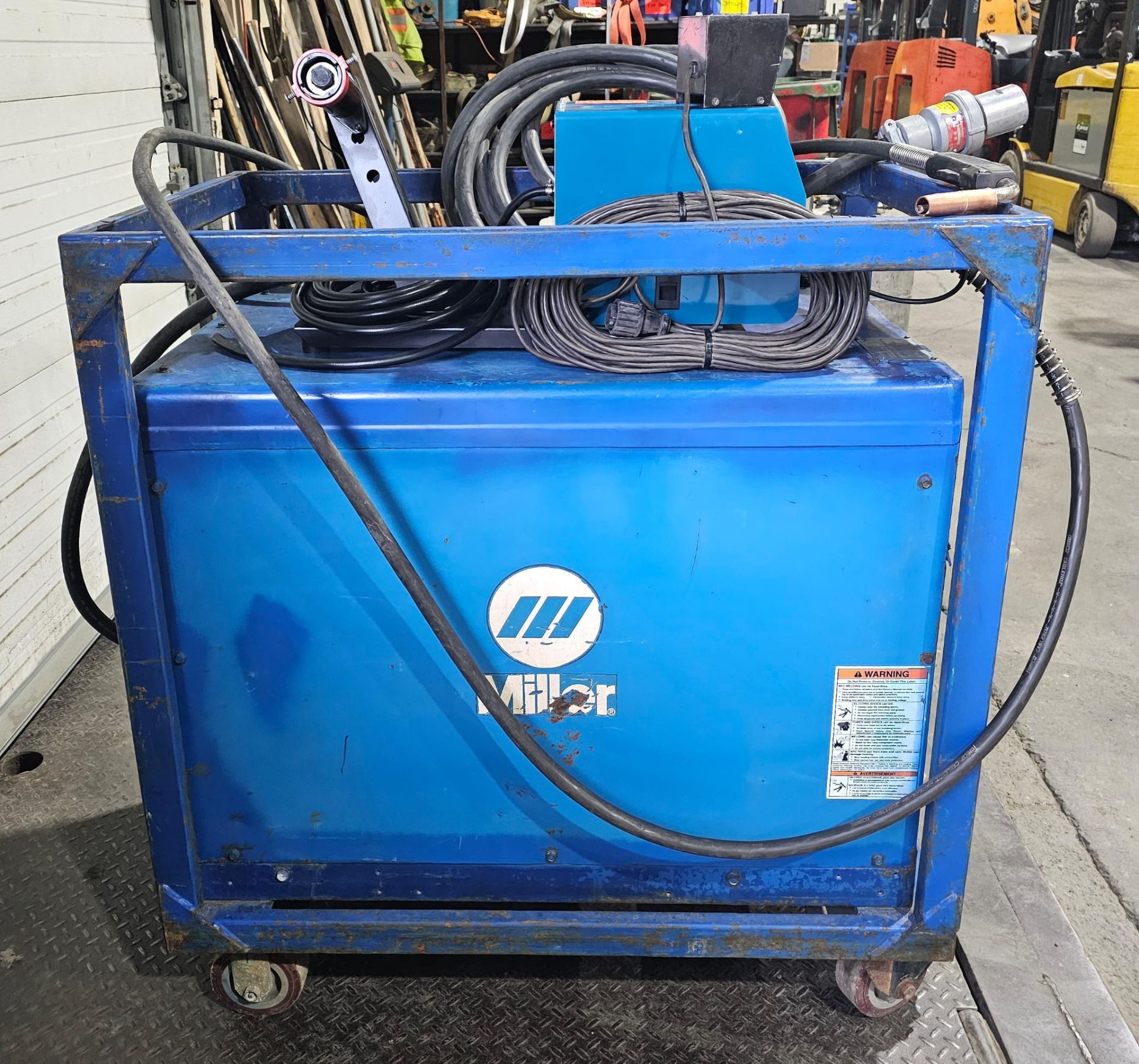 Miller Dimension 652 Mig Welder 650 Amp Mig Tig Stick Multi Process Power Source with 22A Wire - Image 2 of 10