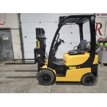 2016 Yale 3,000lbs capacity LPG (Propane) OUTDOOR Forklift Trucker mast 84" load height sideshift