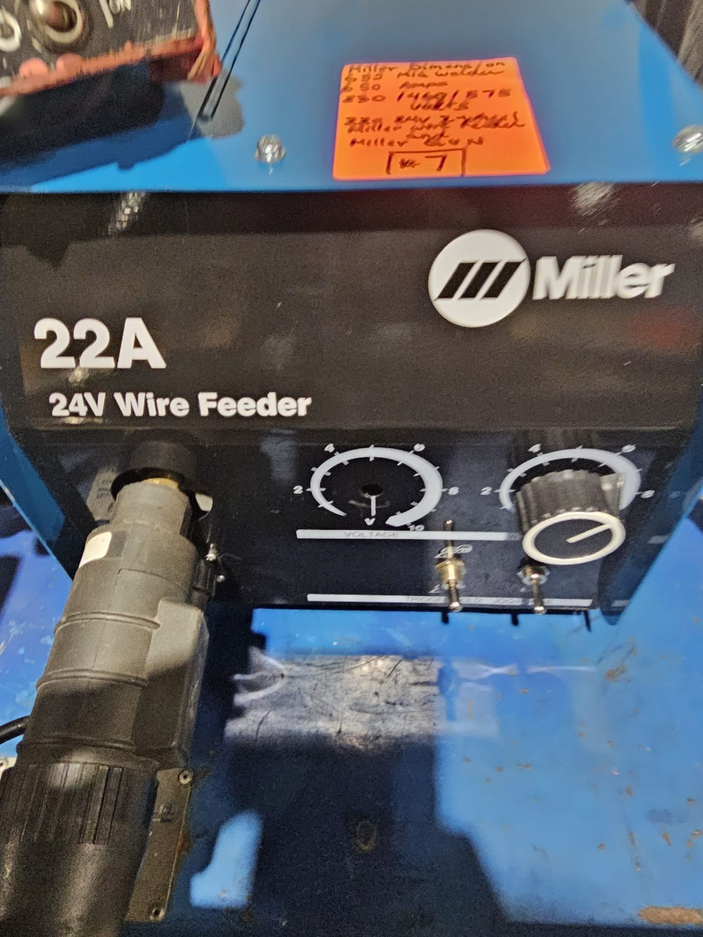 Miller Dimension 652 Mig Welder 650 Amp Mig Tig Stick Multi Process Power Source with 22A Wire - Image 9 of 10