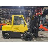 2013 Hyster 12,000lbs Capacity OUTDOOR Forklift 46" Forks & Sideshift & Positioner Diesel with Cab