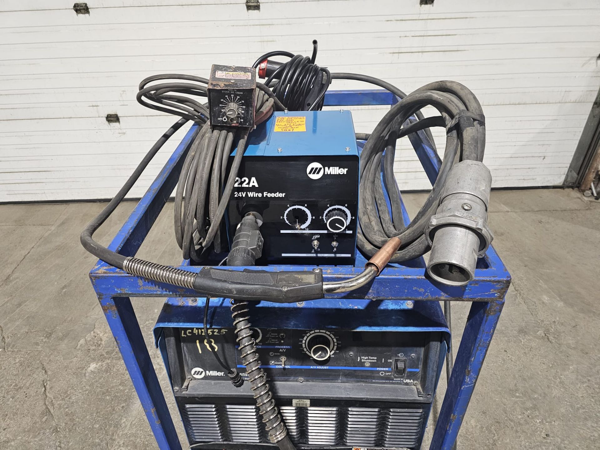 Miller Dimension 652 Mig Welder 650 Amp Mig Tig Stick Multi Process Power Source with 22A Wire - Image 3 of 10