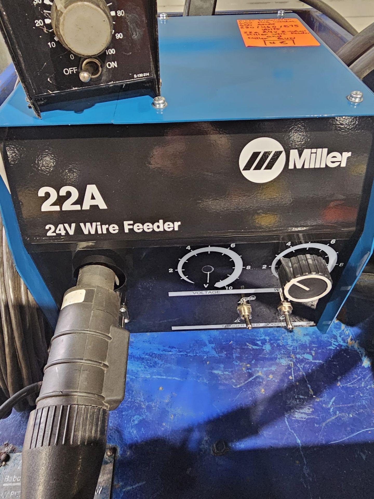 Miller Dimension 652 Mig Welder 650 Amp Mig Tig Stick Multi Process Power Source with 22A Wire - Image 9 of 10