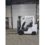 2013 Nissan 5000lbs Capacity LPG (Propane) forklift INDOOR 3-STAGE MAST with (no propane tank