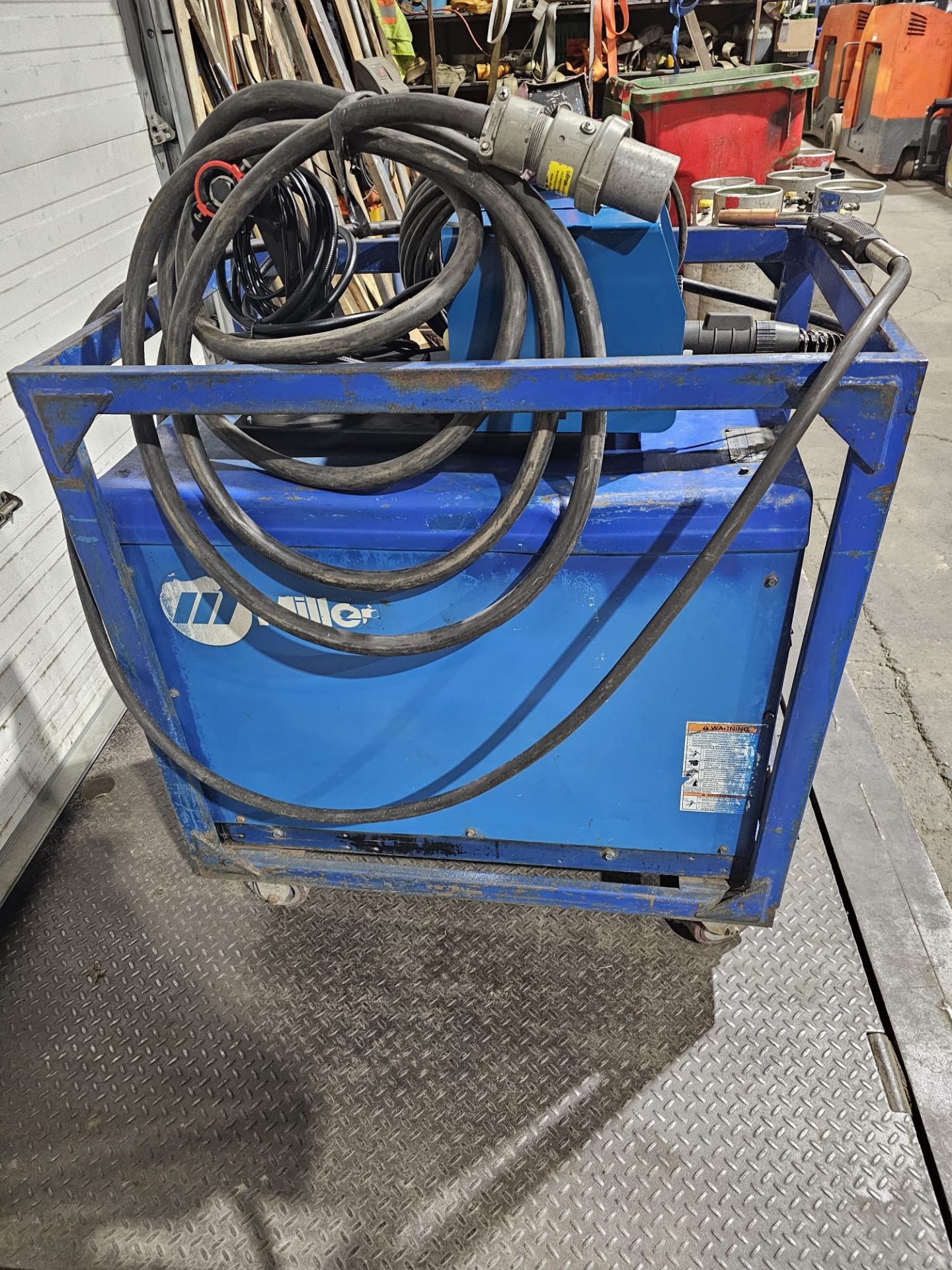 Miller Dimension 652 Mig Welder 650 Amp Mig Tig Stick Multi Process Power Source with 22A Wire - Image 2 of 9