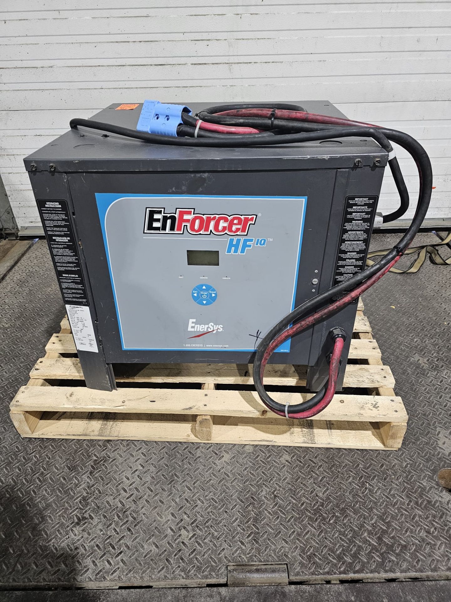 Enersys Enforcer hf IQ Multi-Voltage Forklift Battery Charger 24V 36V and 48V 3 phase