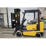 Yale 7,000lbs Capacity LPG (Propane) Forklift with sideshift & 3-STAGE MAST & Non marking tires (