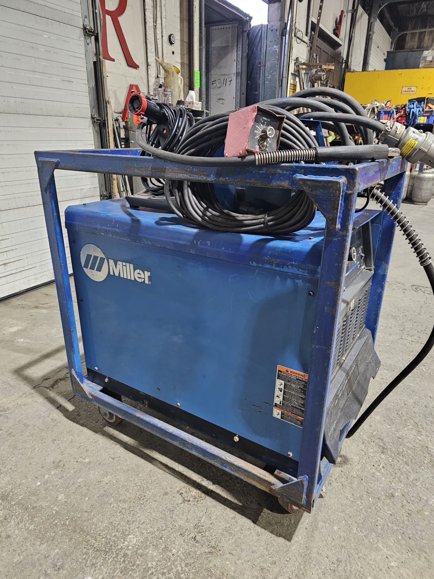 Miller Dimension 652 Mig Welder 650 Amp Mig Tig Stick Multi Process Power Source with 22A Wire - Image 4 of 10