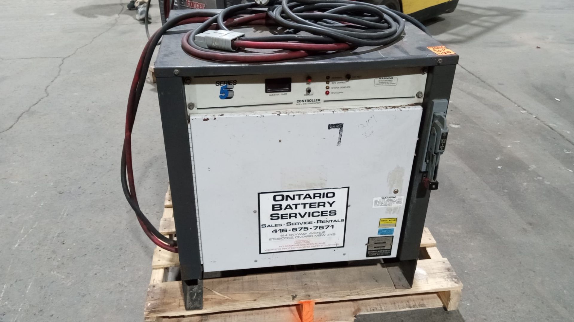 Ontario Battery Forklift Charger 36V 480V input