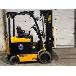 2016 Yale 5,000lbs Capacity EXPLOSION PROOF Forklift Electric 48V with Sideshift and 3-stage Mast