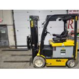 2017 Yale 6,000lbs Capacity Forklift Electric 48V with 3-STAGE MAST with 188" lift and height with 4