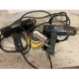 Lot of 3 (3 units) Palm Sander and 2X Heat Gun units