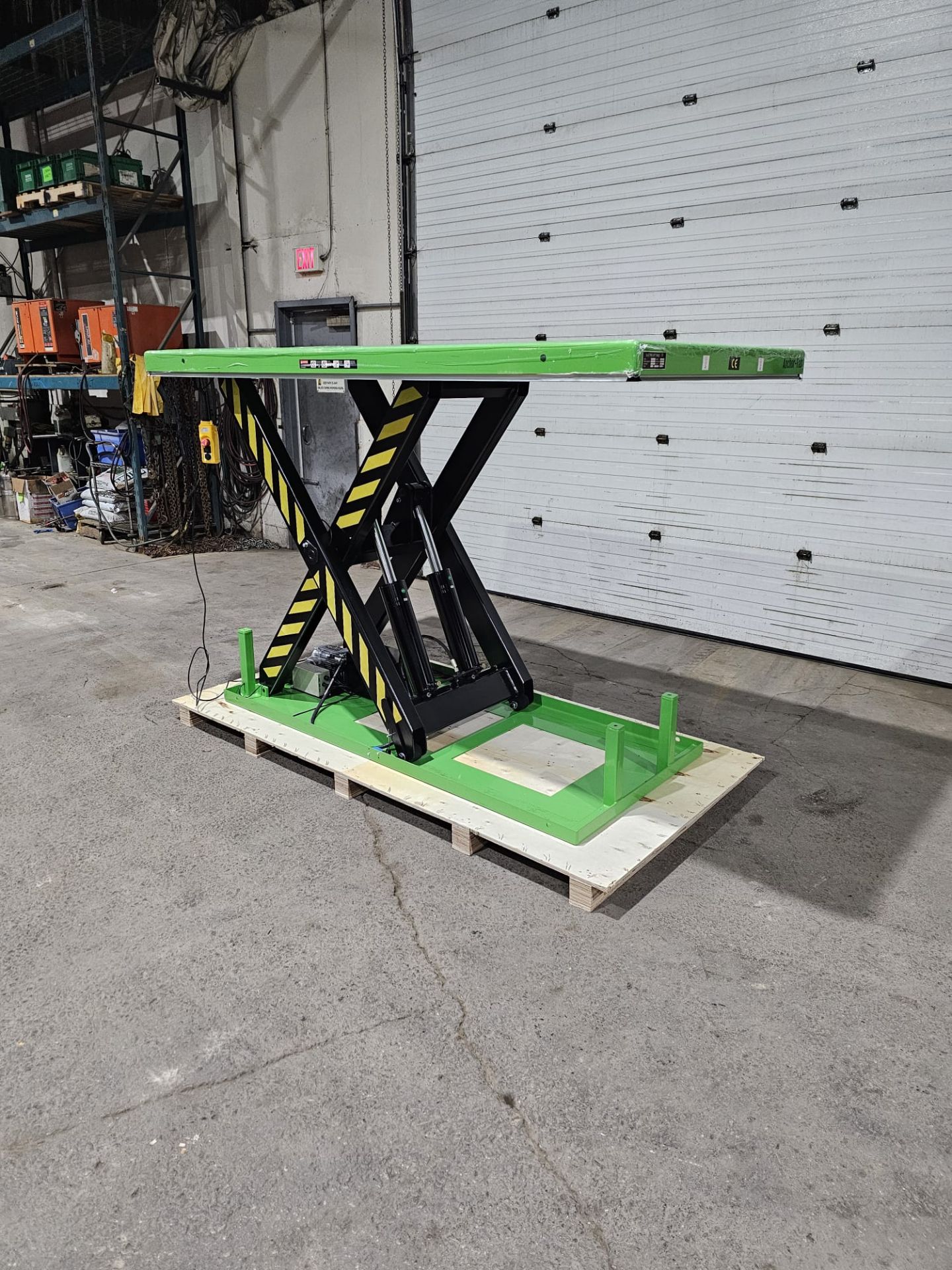 HW Hydraulic Lift Table 94" x 47" x 64" lift - 11,000lbs capacity - UNUSED and MINT - 220V - Bild 8 aus 8