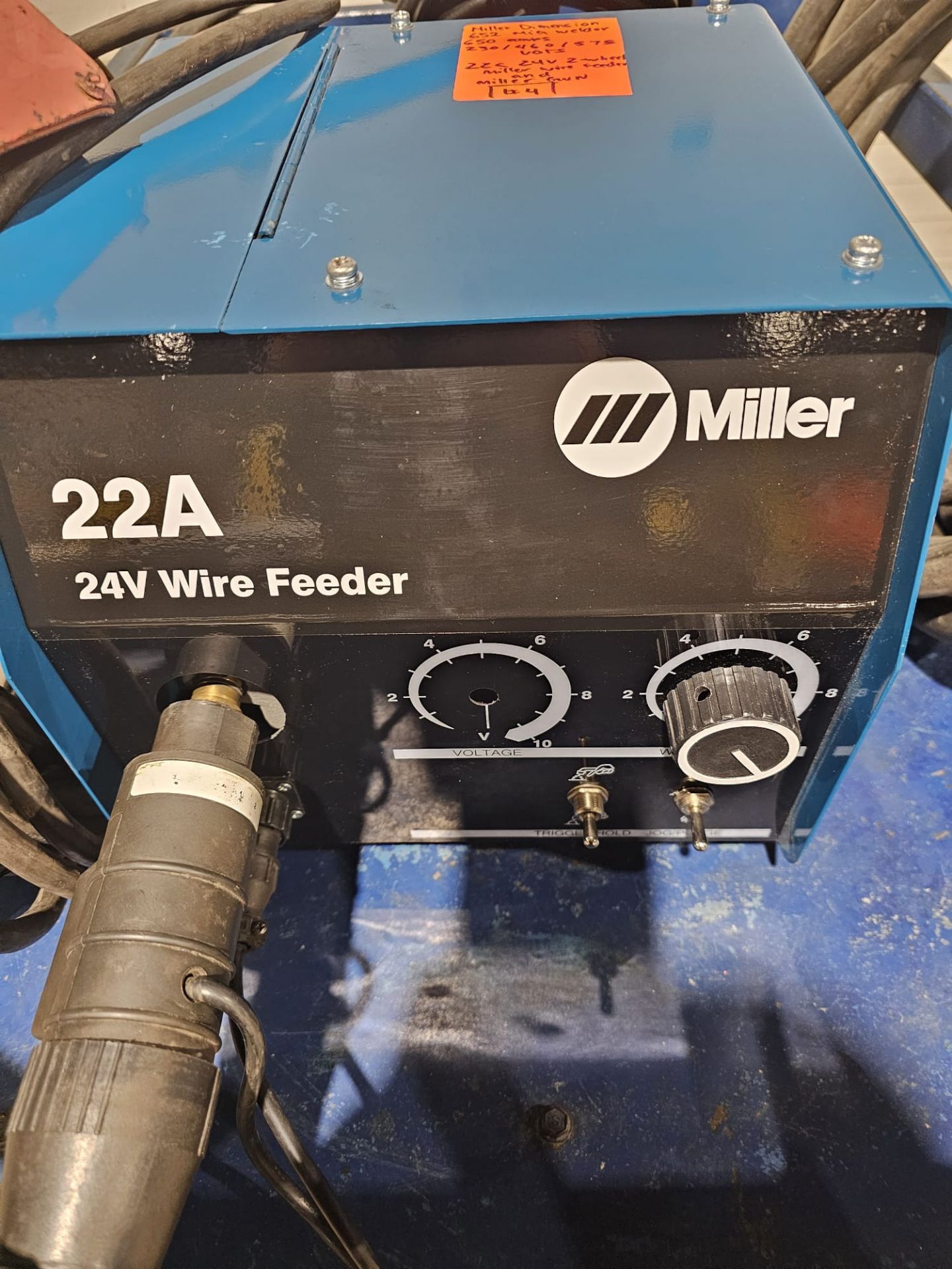 Miller Dimension 652 Mig Welder 650 Amp Mig Tig Stick Multi Process Power Source with 22A Wire - Image 6 of 10