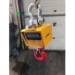 Challenger Hanging MINT Digital Crane Scale 15 ton Capacity 15000kg - complete with remote control