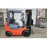 Toyota 4,000lbs Capacity LPG (Propane) Forklift with sideshift & 4-STAGE MAST with Front tires