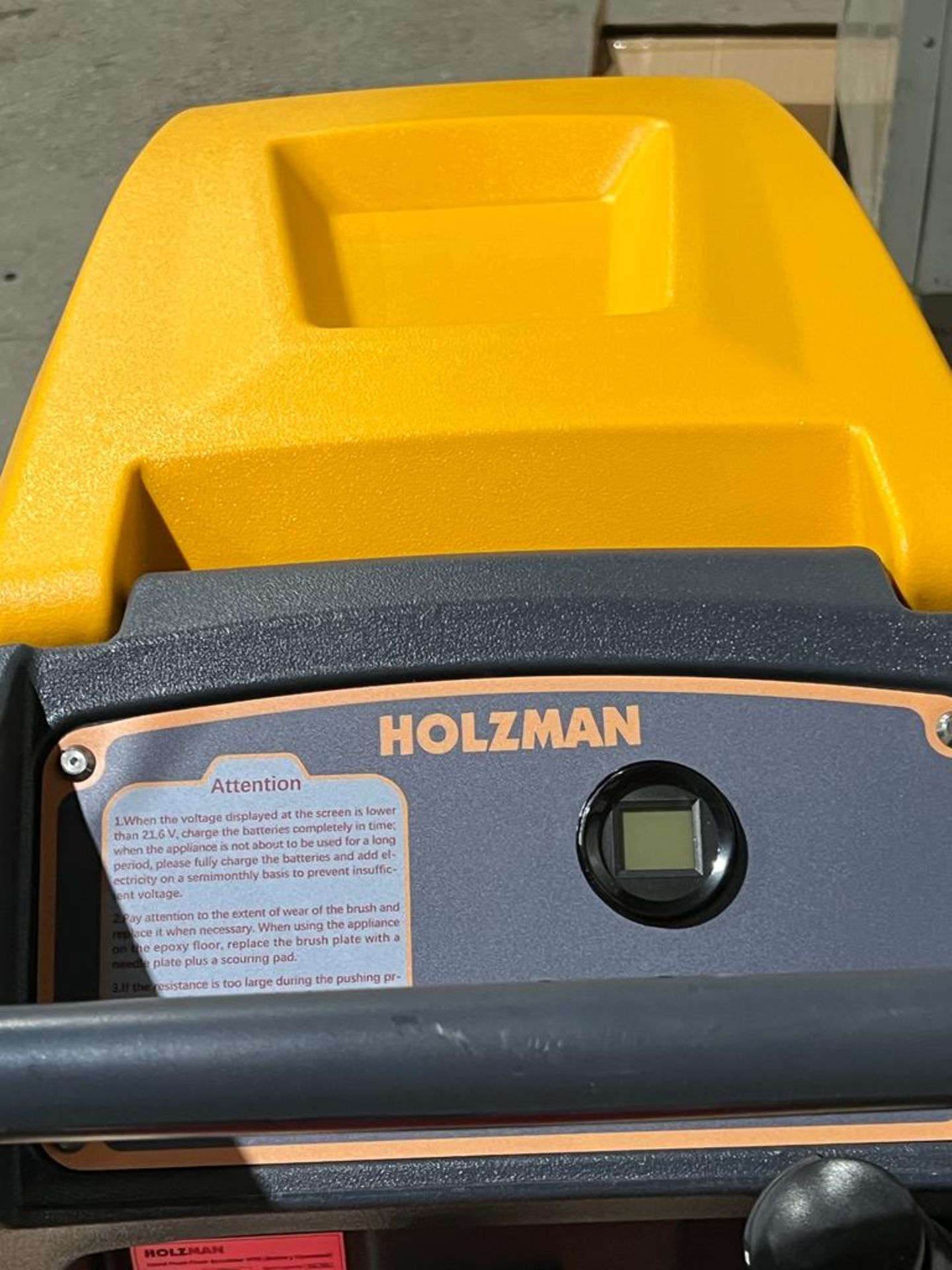 Holzman MINT Walk Behind Floor Sweeper Scrubber Unit model M50 - BRAND NEW with extra pads, digital - Image 4 of 7
