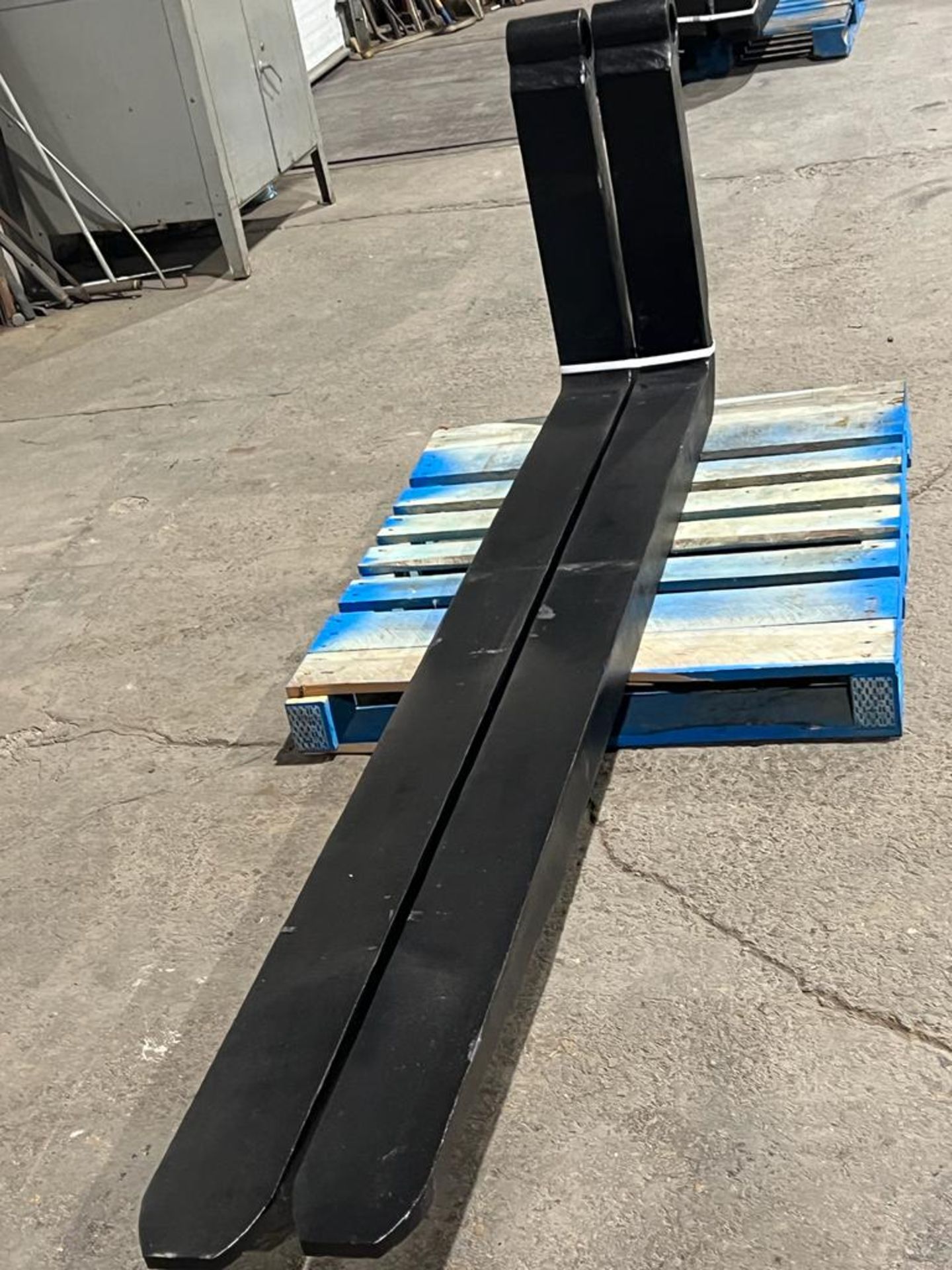 BRAND NEW Forklift Forks up to 20,000lbs Capacity - 96" / 8 feet Long PIN HOLE - 3" Hole - set of 2