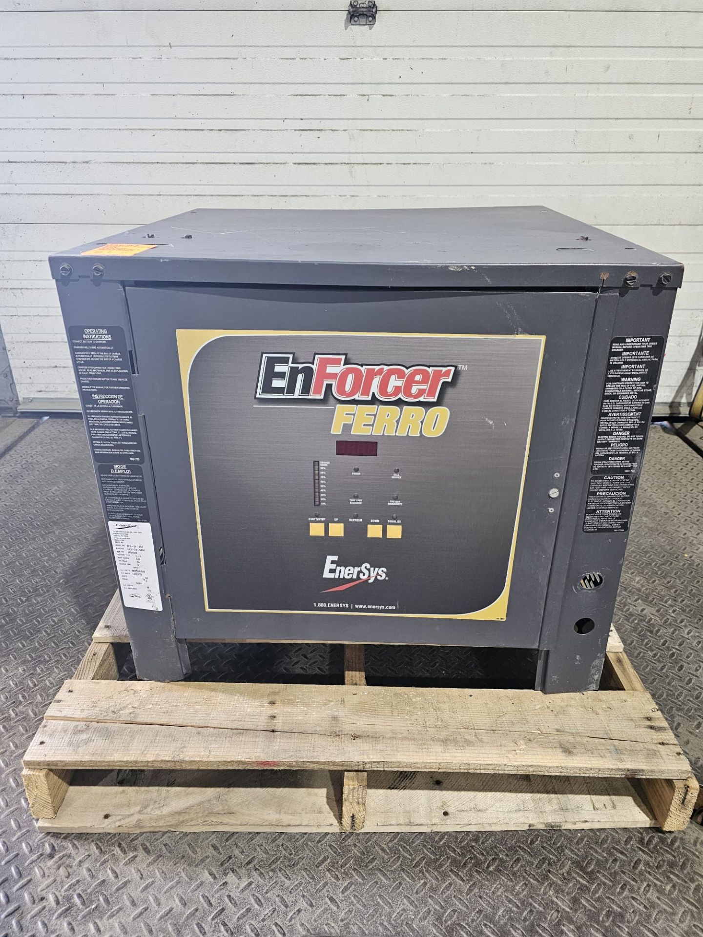 Enersys Enforcer Ferro 48V Forklift Battery Charger 3 phase 480 550 and 600 Volt input