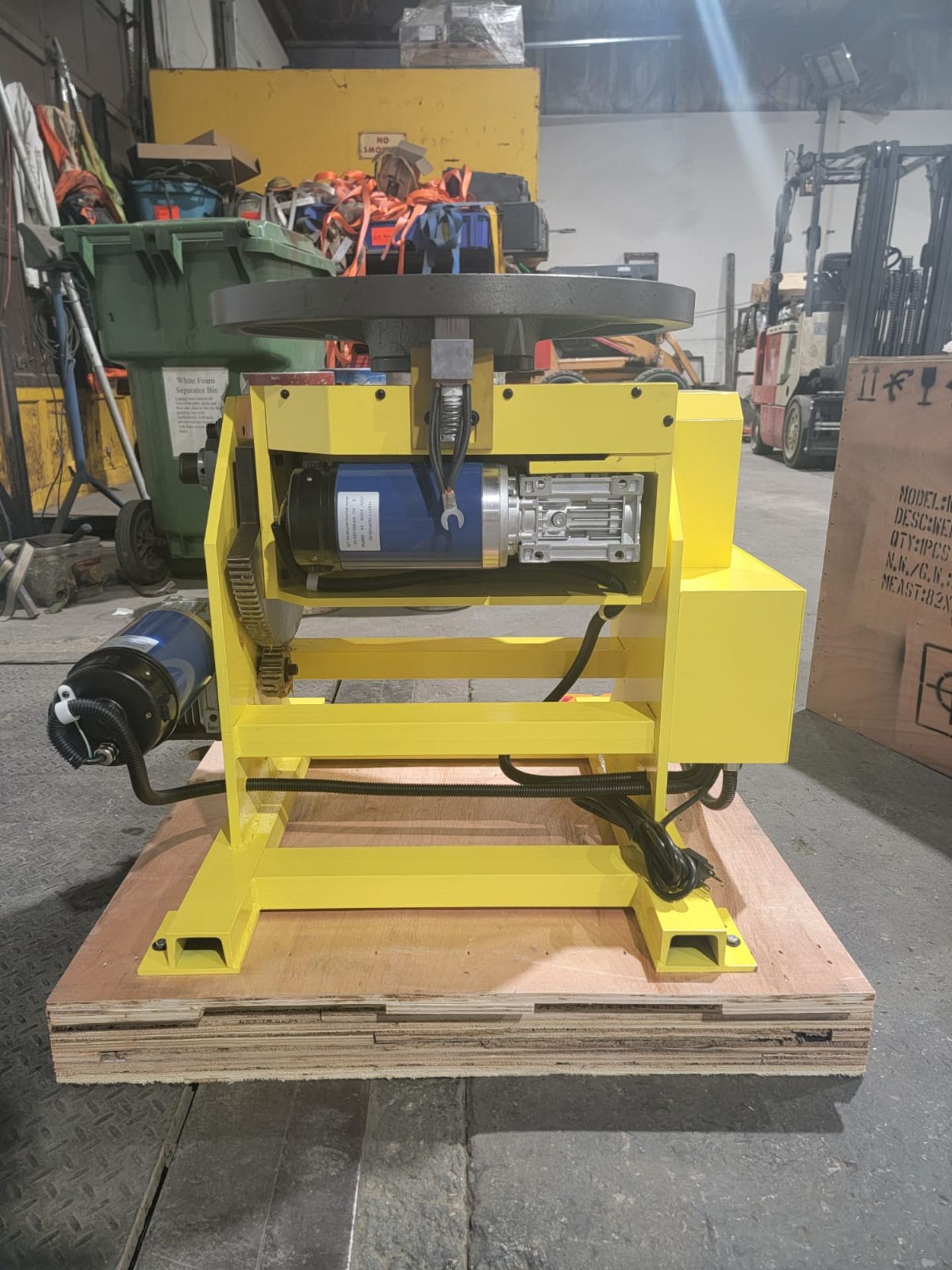 Verner model VD-1250 WELDING POSITIONER 1250lbs capacity - tilt and rotate - UNUSED AND MINT 115V - Image 5 of 5